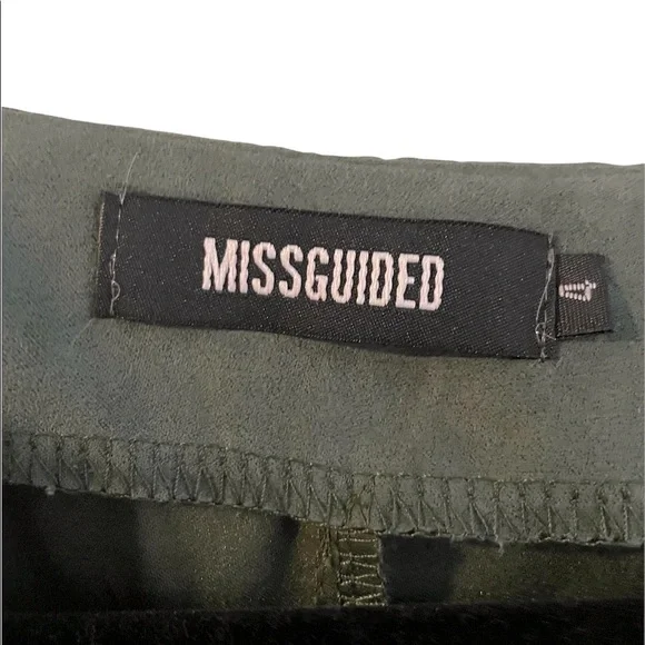 Green Missguided Suede Dress, 4 - Picture 9 of 13